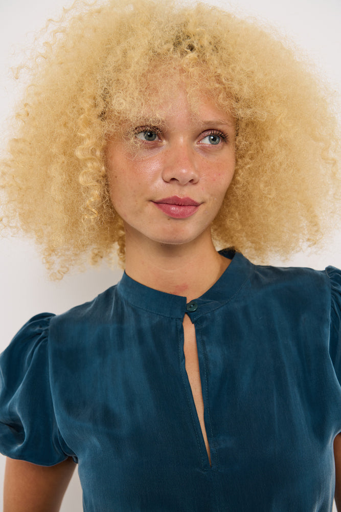 Sophia Lee Ronja Jumpsuit / Petrol cupro