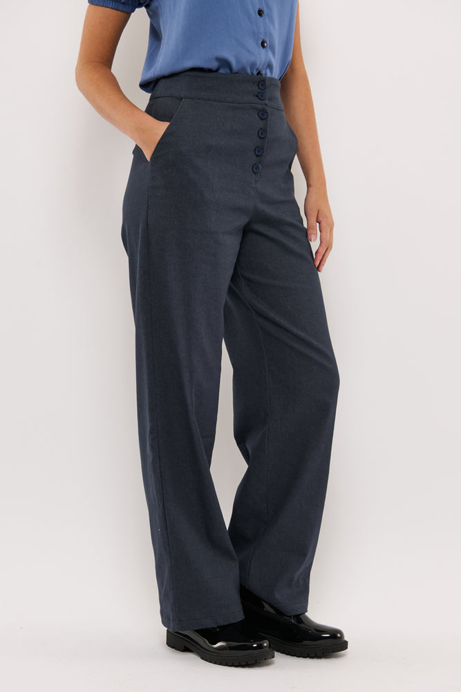 Sophia Lee Wilde Pants / Dark blue vintage
