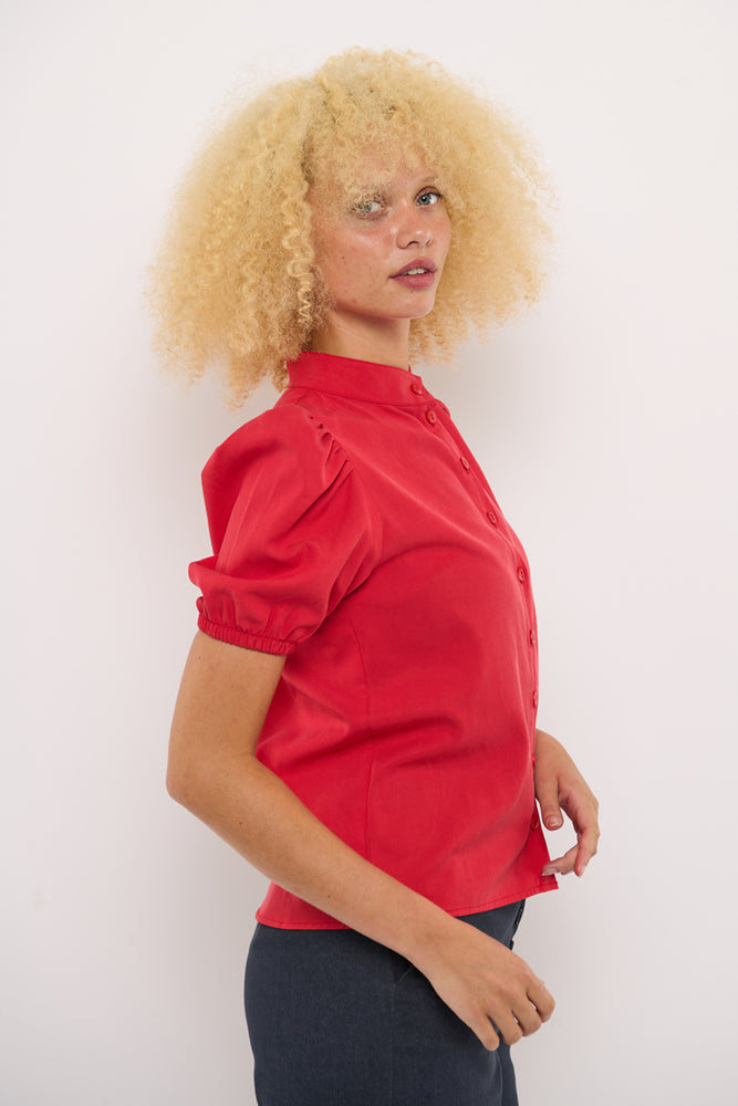 Sophia Lee Ronja Shirt / Red