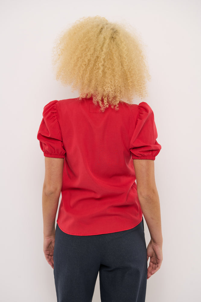 Sophia Lee Ronja Shirt / Red