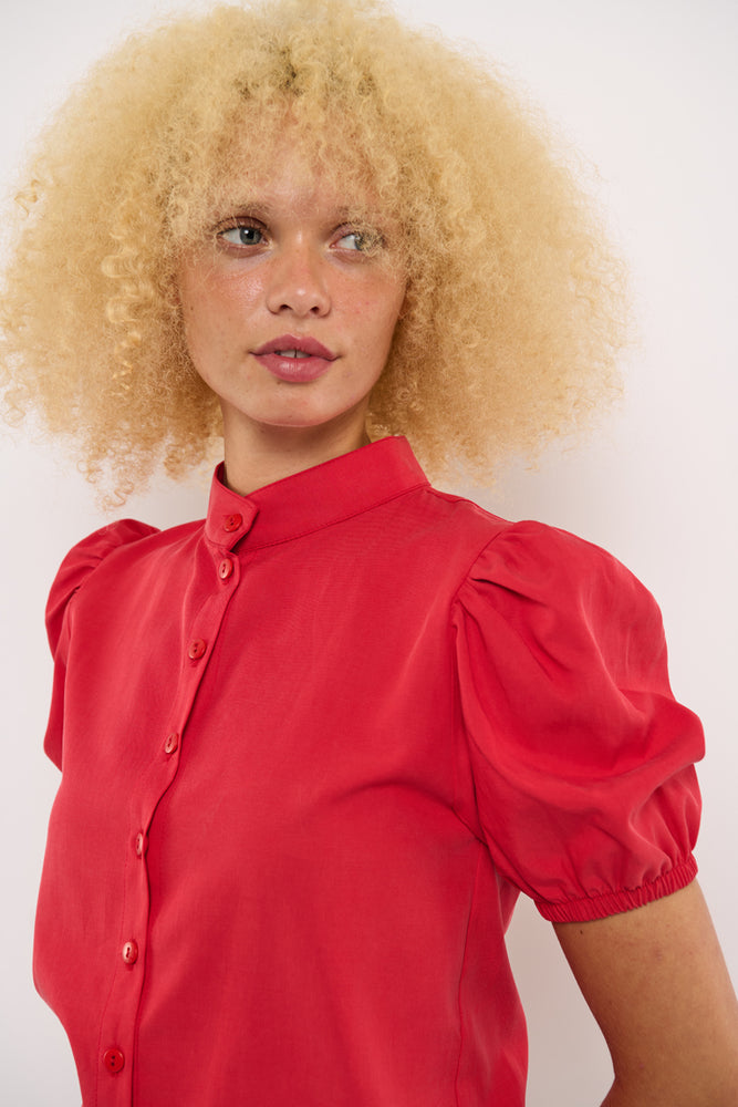 Sophia Lee Ronja Shirt / Red