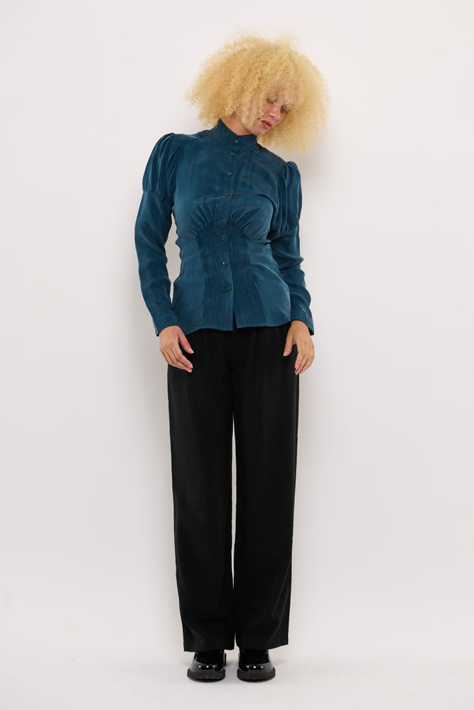 Sophia Lee Nova Shirt / Petrol