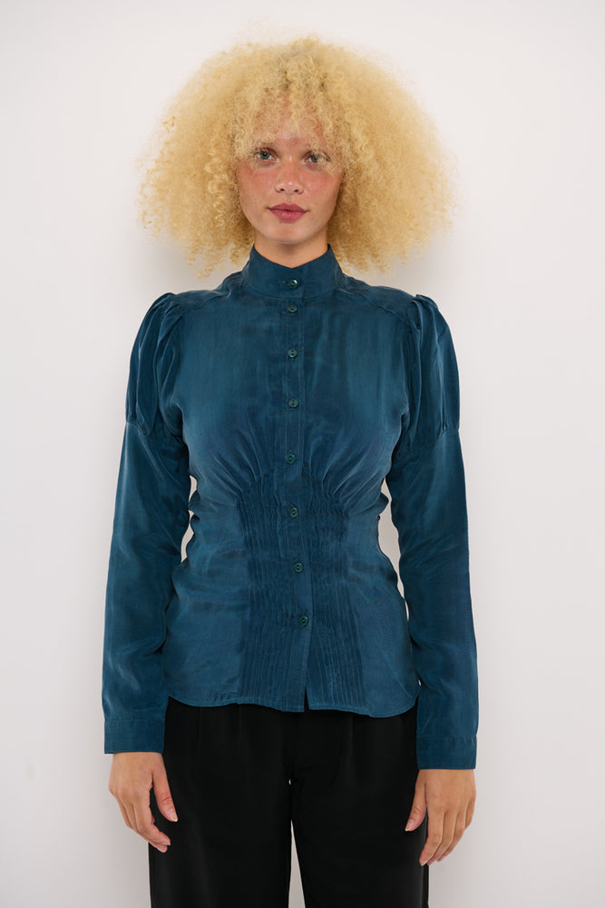 Sophia Lee Nova Shirt / Petrol