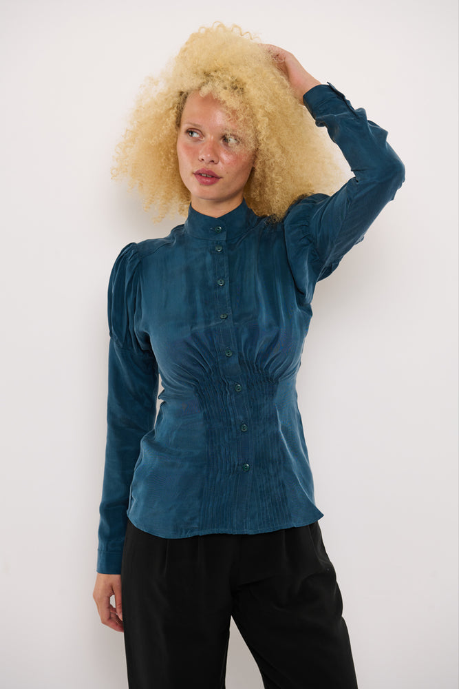 Sophia Lee Nova Shirt / Petrol