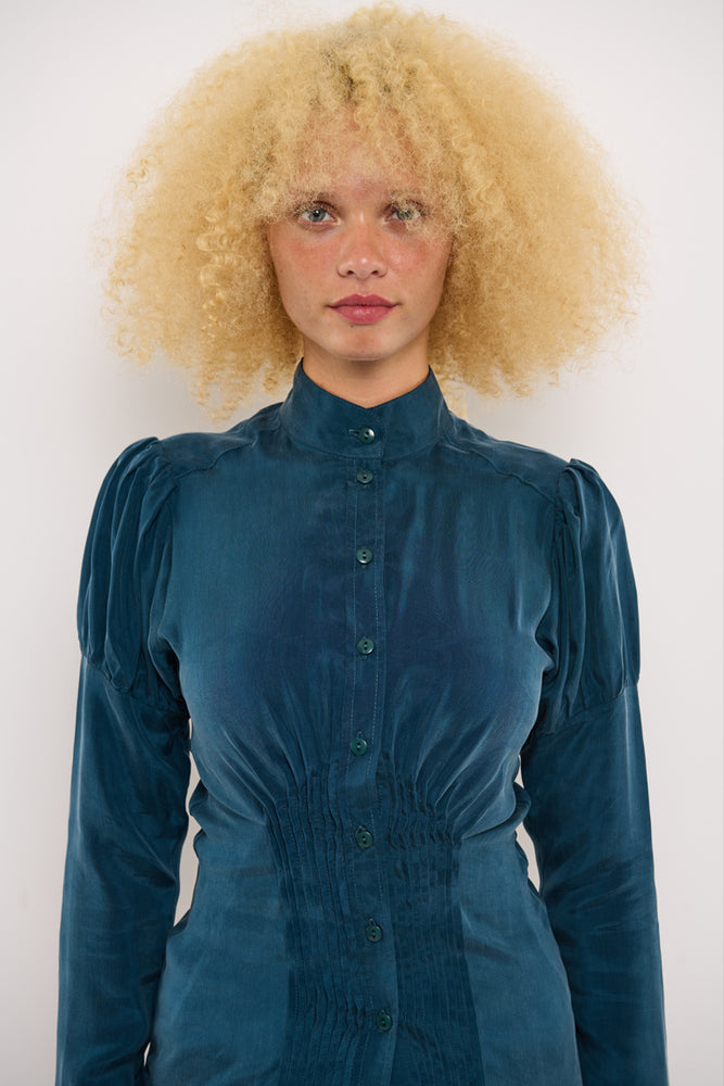 Sophia Lee Nova Shirt / Petrol