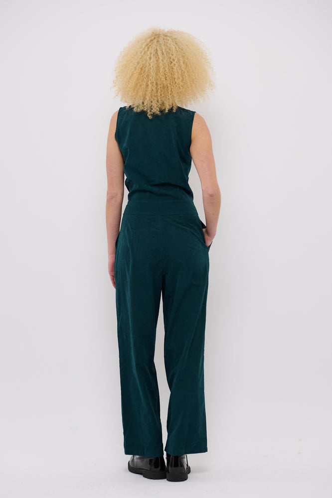 Sophia Lee Asta Jumpsuit / Dark green