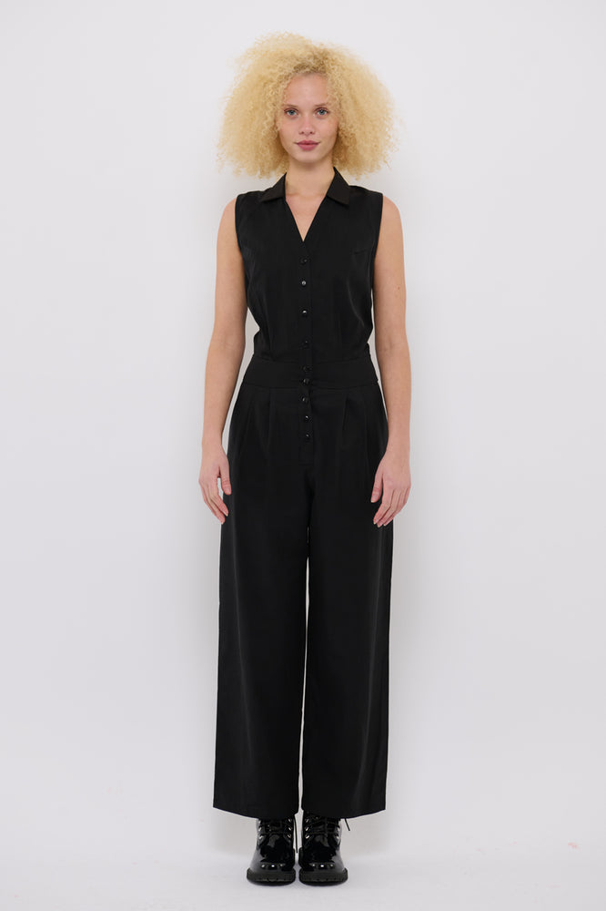 Sophia Lee Asta Jumpsuit / Black