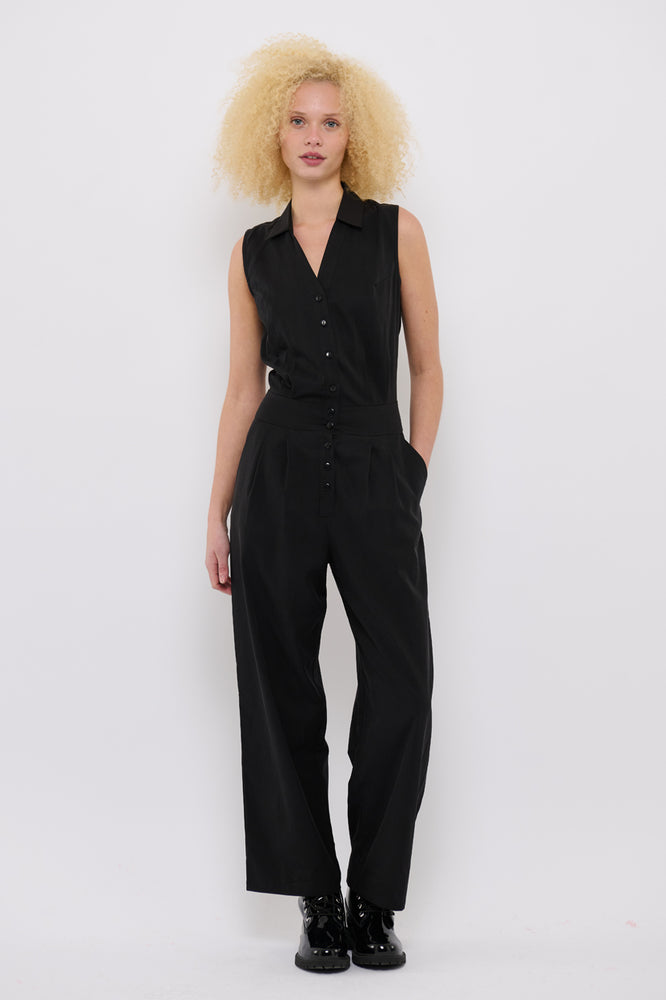 Sophia Lee Asta Jumpsuit / Black