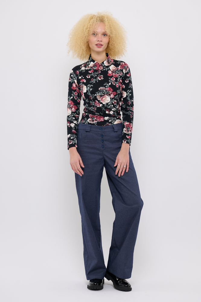 Sophia Lee Lucy Blouse / Rose flower