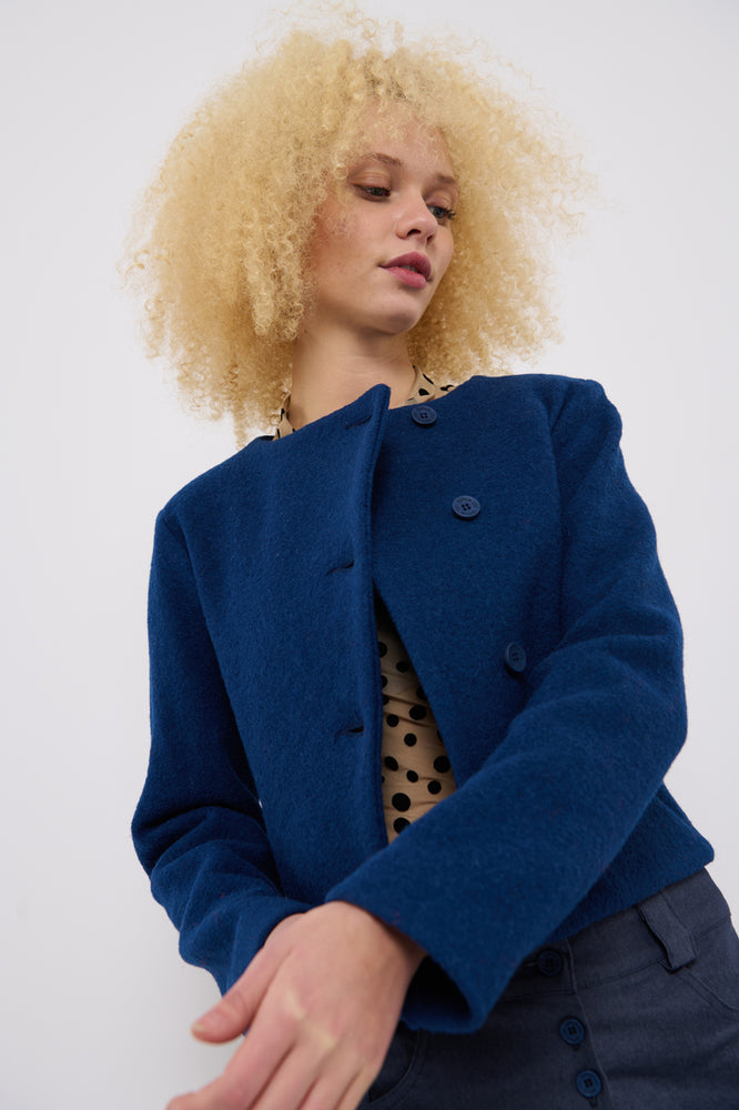 Sophia Lee Naomi Jacket / Deep blue