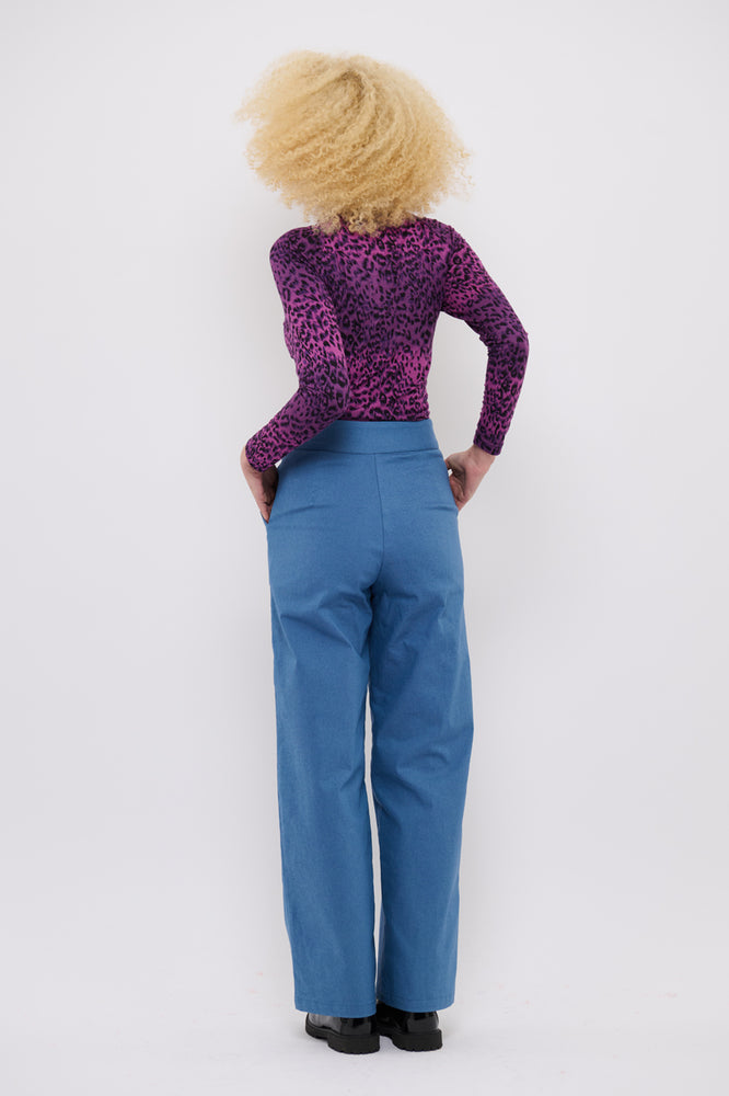 Sophia Lee Wilde Pants / Dusty blue denim