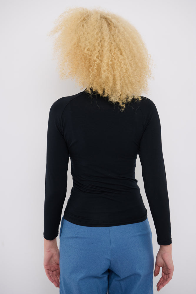 Sophia Lee Lucy Blouse / Soft black