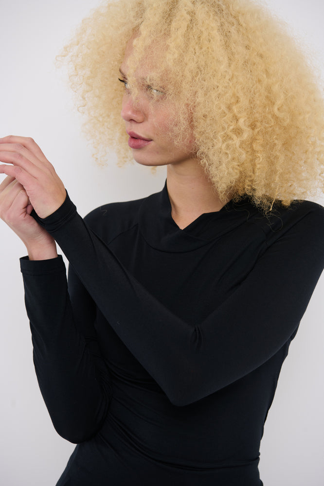 Sophia Lee Lucy Blouse / Soft black