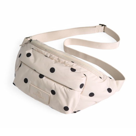 Markberg FameMBG Bum Bag / Polkadots, Creme