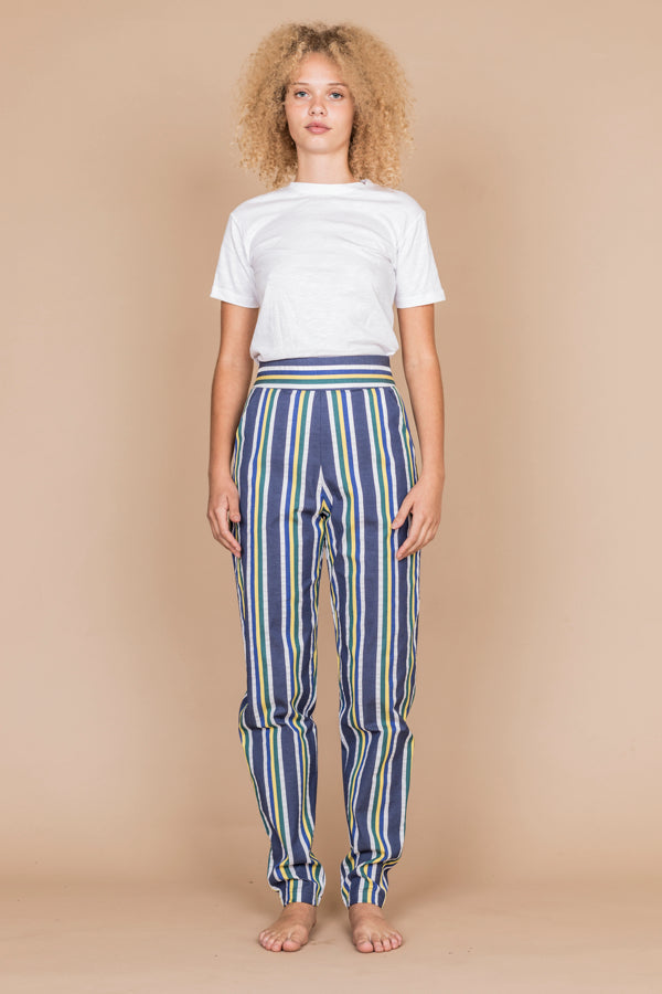Sophia Lee Kamma Pants / Retro stripes