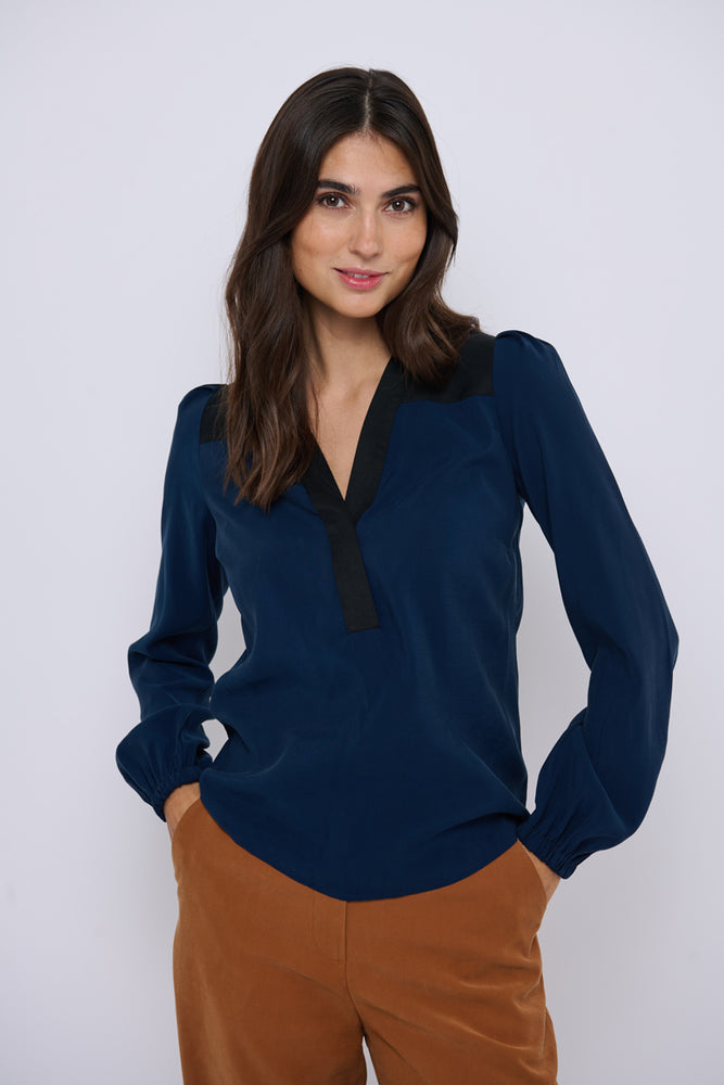 Tolsing Elvira Shirt / Navy