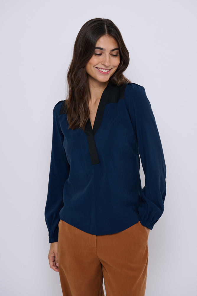 Tolsing Elvira Shirt / Navy