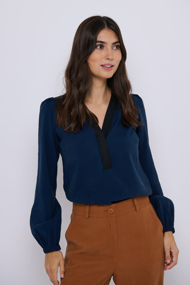 Tolsing Elvira Shirt / Navy