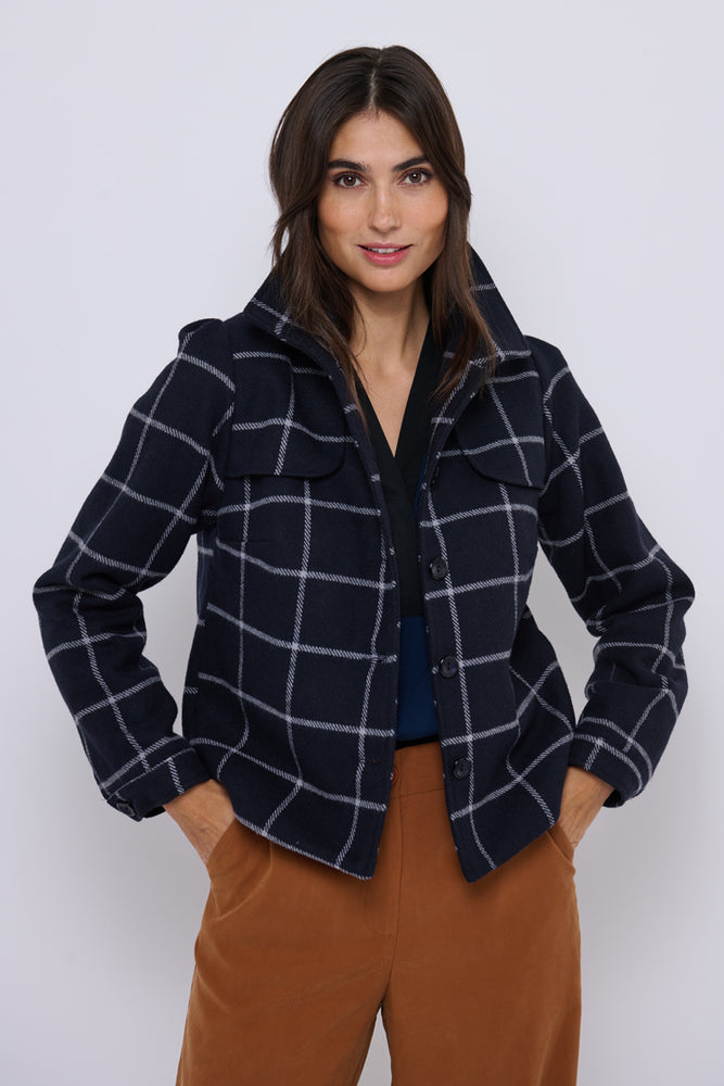 Tolsing Jolene Jacket / Blue Squares