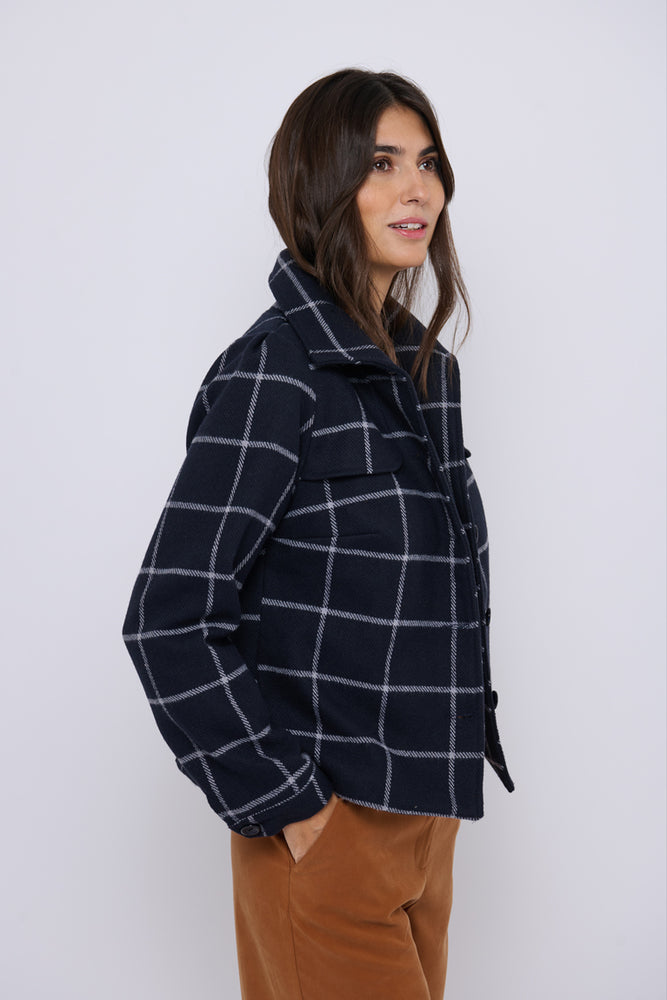 Tolsing Jolene Jacket / Blue Squares