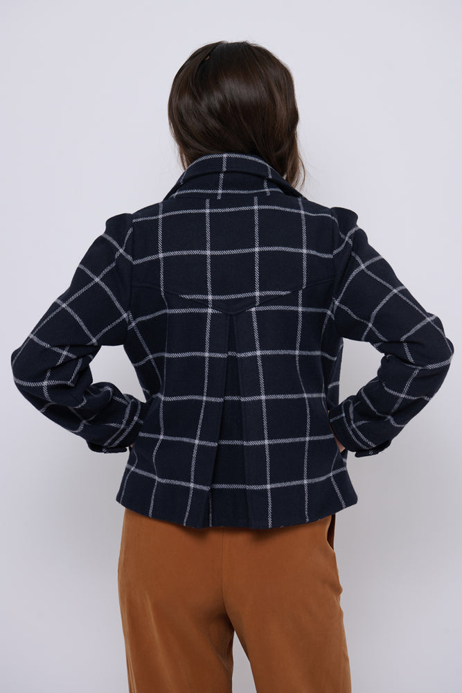 Tolsing Jolene Jacket / Blue Squares