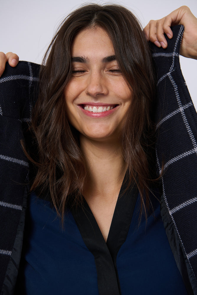 Tolsing Jolene Jacket / Blue Squares