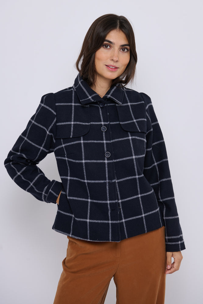 Tolsing Jolene Jacket / Blue Squares