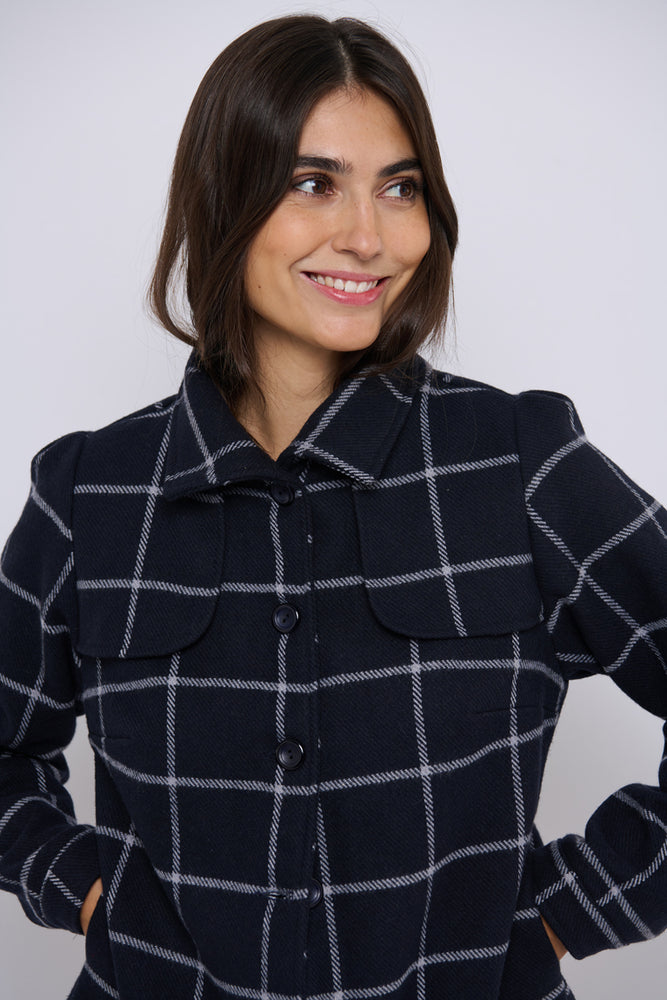 Tolsing Jolene Jacket / Blue Squares