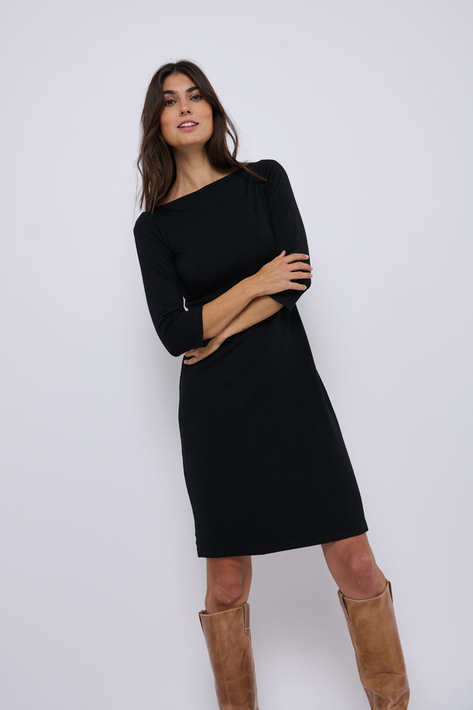 Tolsing Sienna Dress / Black Wool