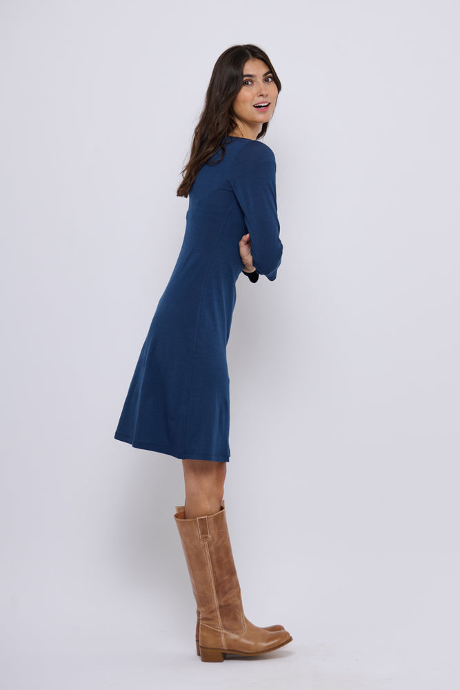 Tolsing Sienna Dress / Blue Wool