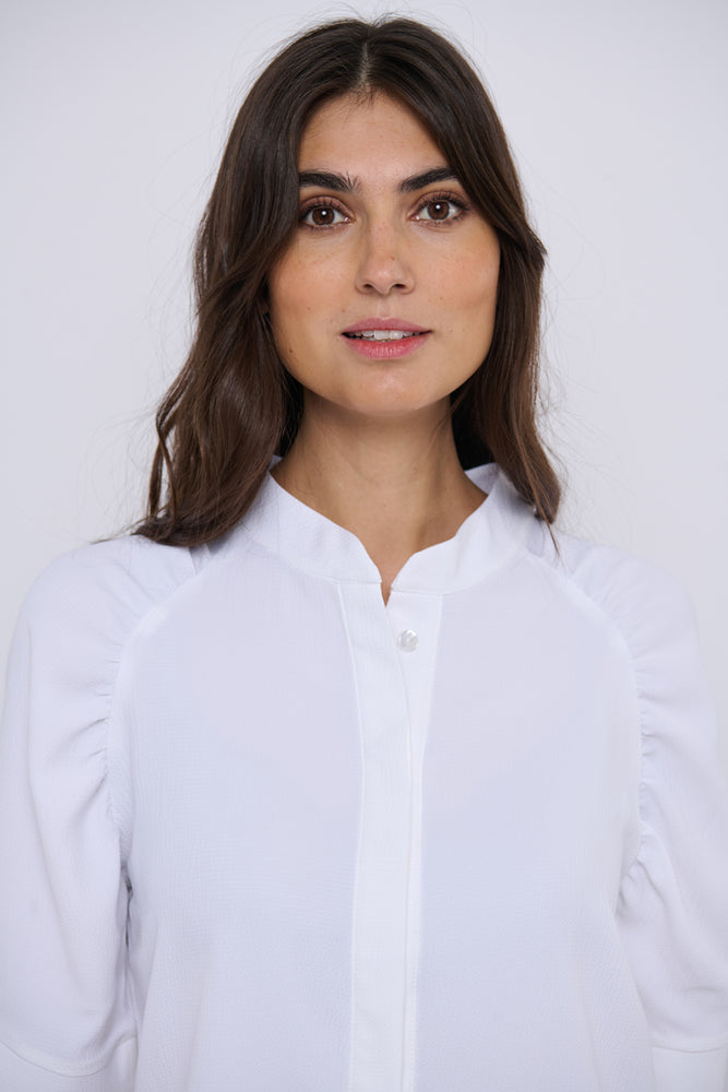 Tolsing Frida Skjorte / White Struktur