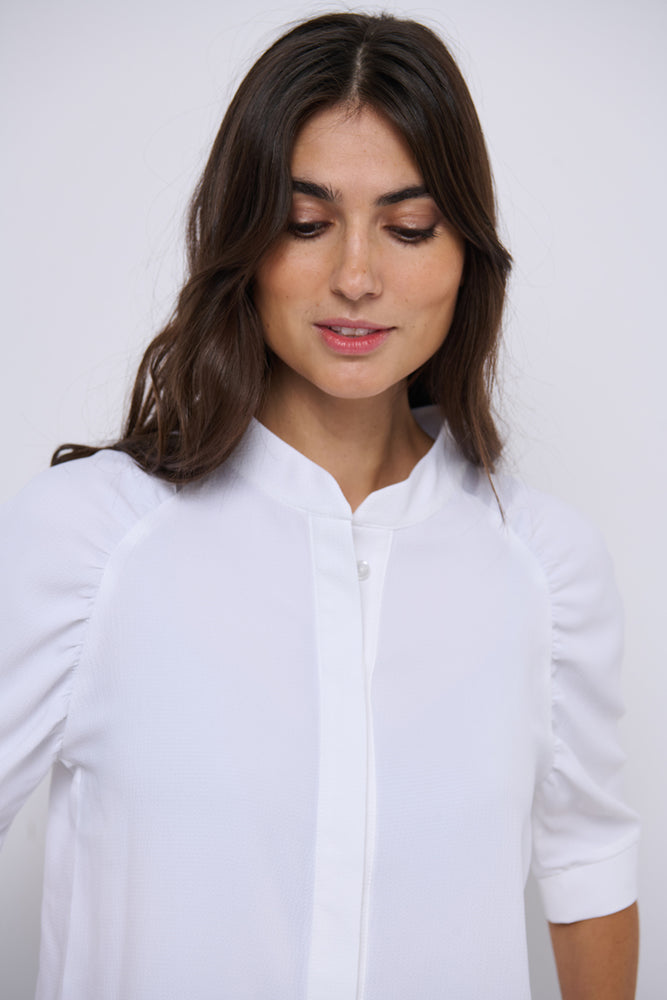 Tolsing Frida Skjorte / White Struktur
