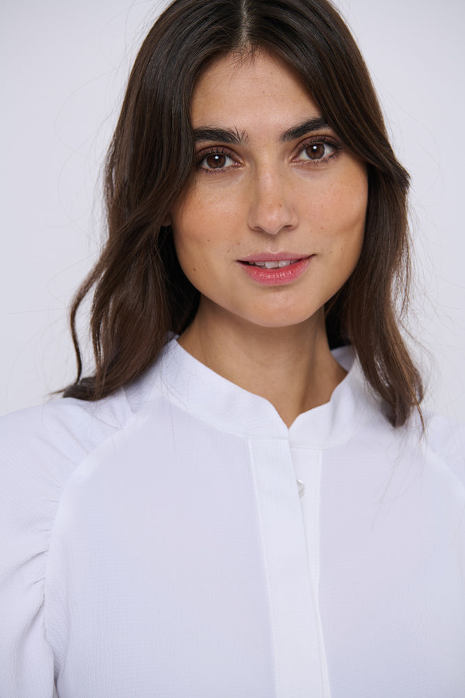 Tolsing Frida Skjorte / White Struktur