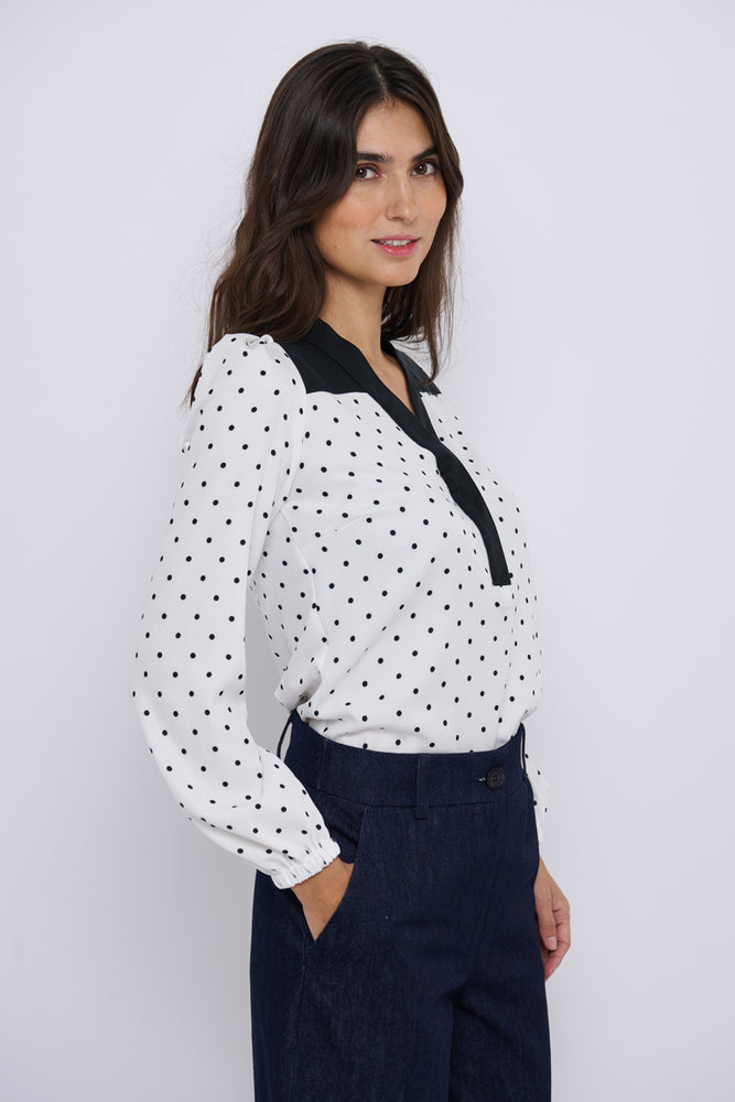 Tolsing Elvira Shirt / White Dots