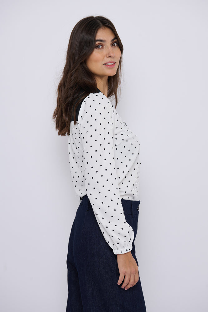 Tolsing Elvira Shirt / White Dots