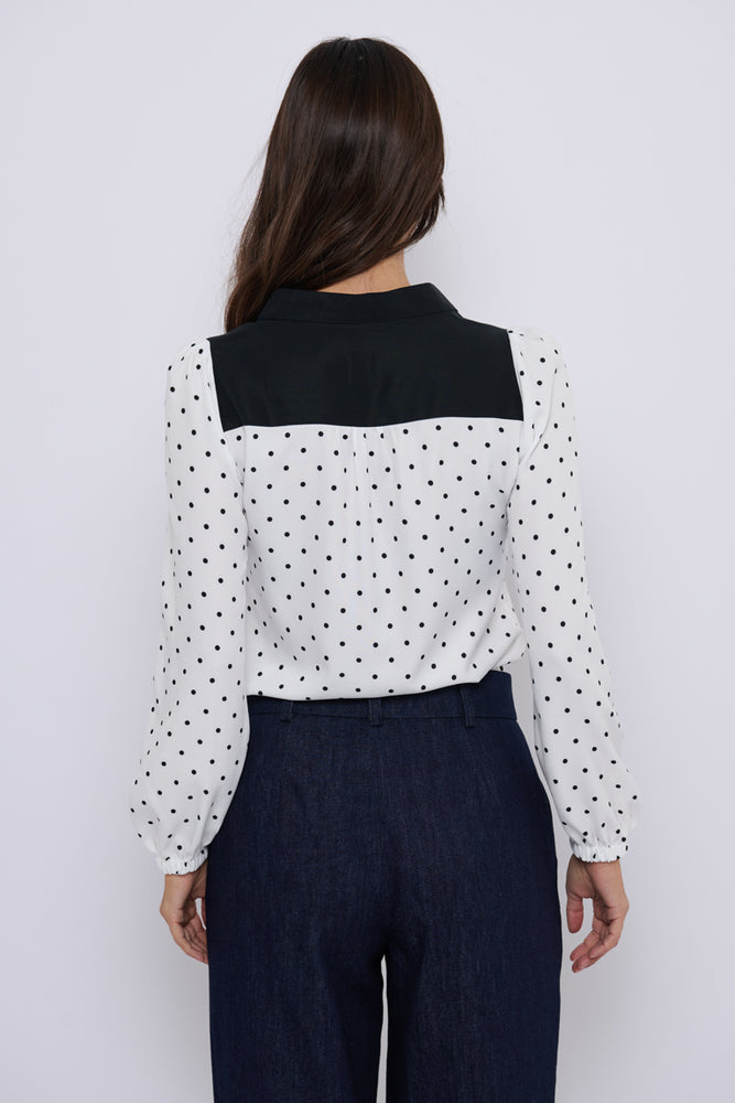 Tolsing Elvira Shirt / White Dots