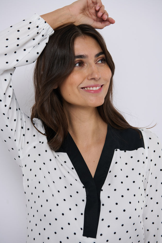 Tolsing Elvira Shirt / White Dots
