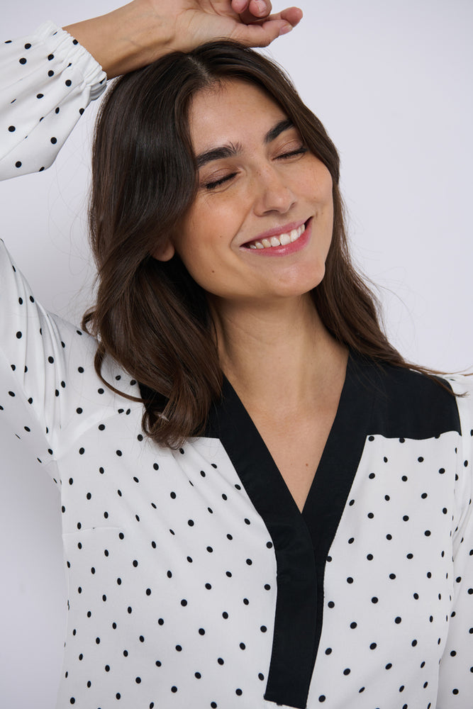 Tolsing Elvira Shirt / White Dots