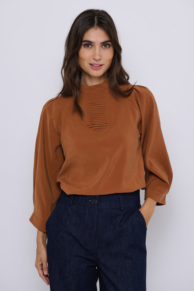 Tolsing Tine Vendeskjorte / Brown