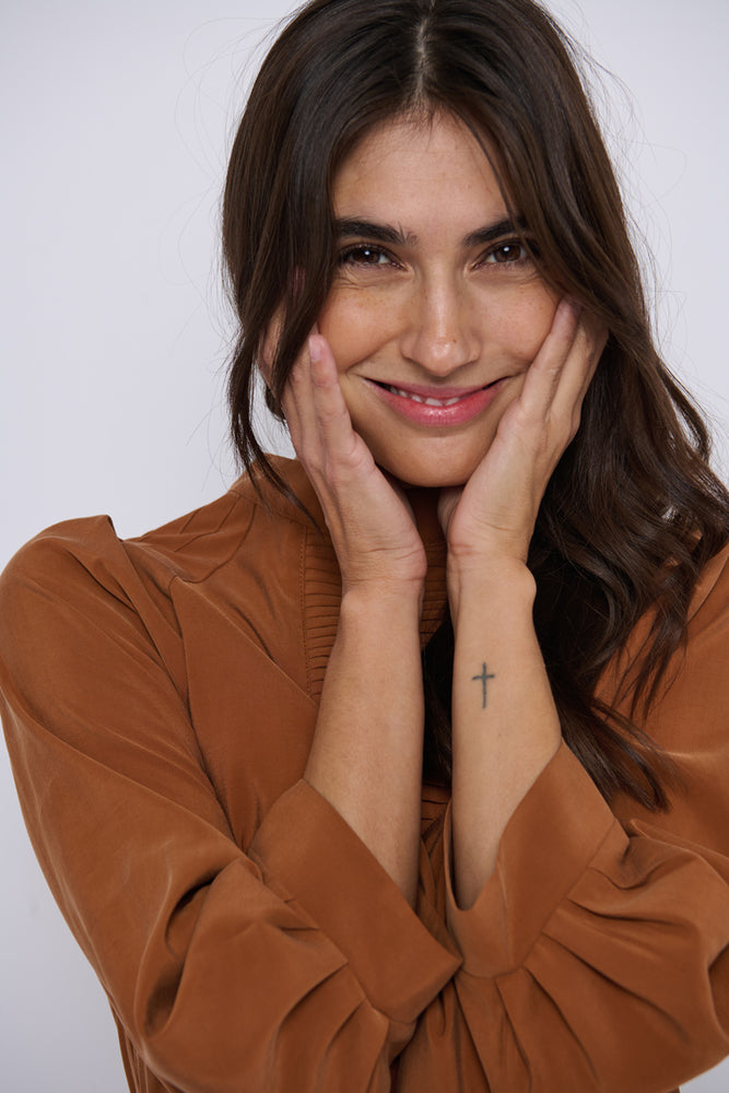 Tolsing Tine Vendeskjorte / Brown