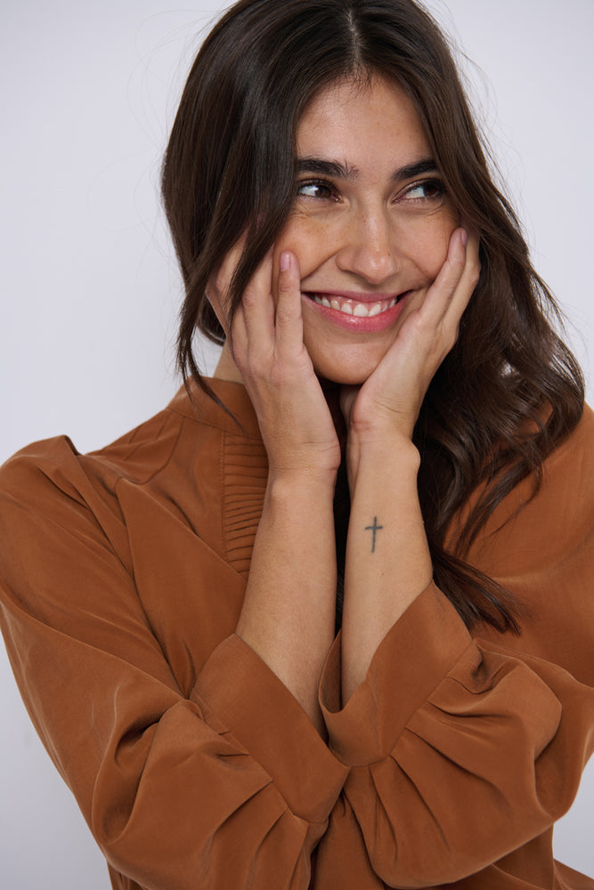 Tolsing Tine Vendeskjorte / Brown