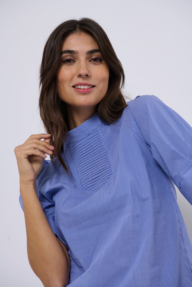 Tolsing Tie Vendeskjorte / Blue Stripes