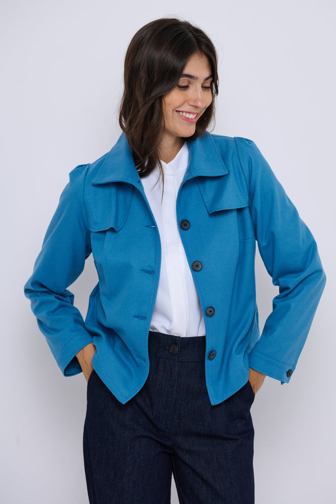 Tolsing Jolene Jacket / Ligth Blue Wool