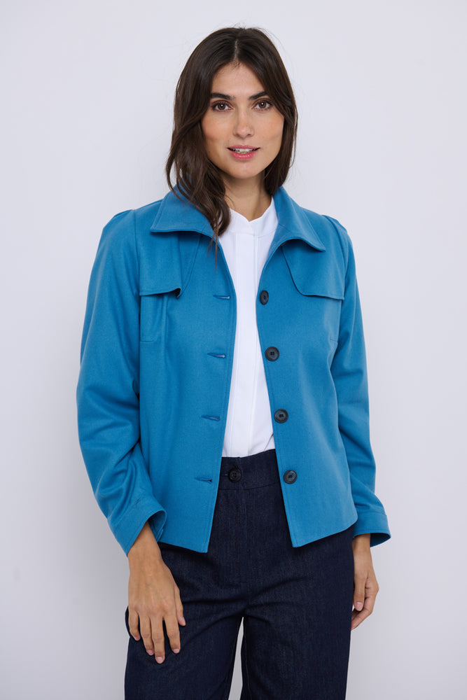 Tolsing Jolene Jacket / Ligth Blue Wool
