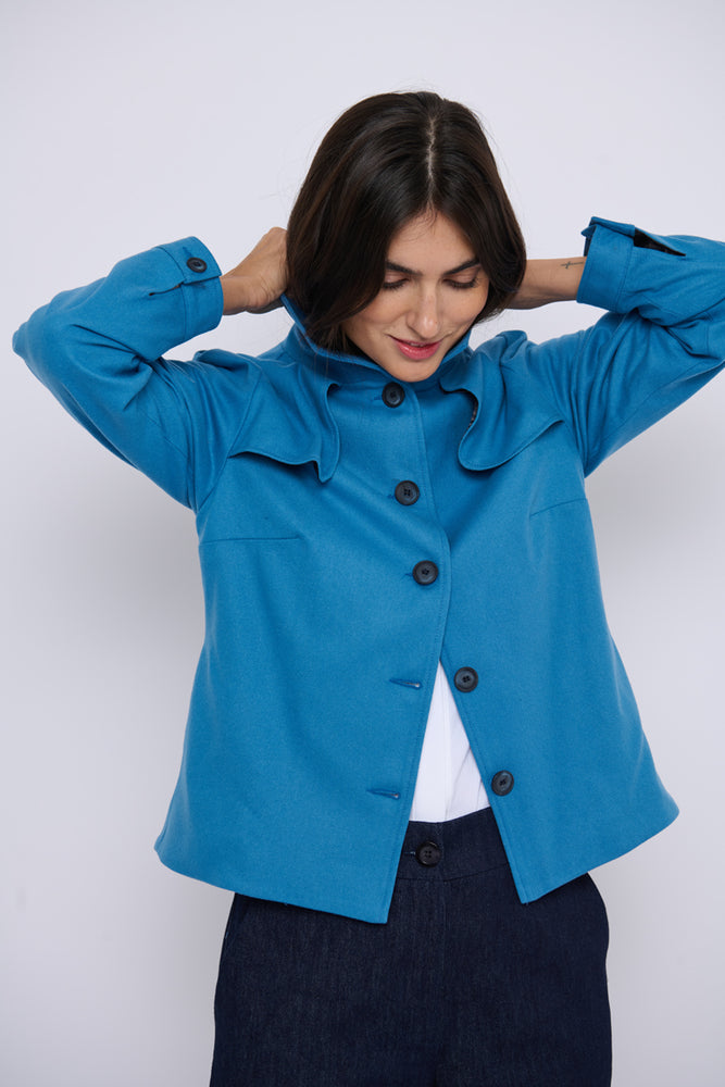 Tolsing Jolene Jacket / Ligth Blue Wool