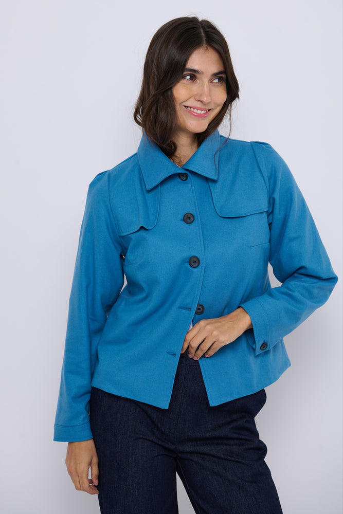 Tolsing Jolene Jacket / Ligth Blue Wool