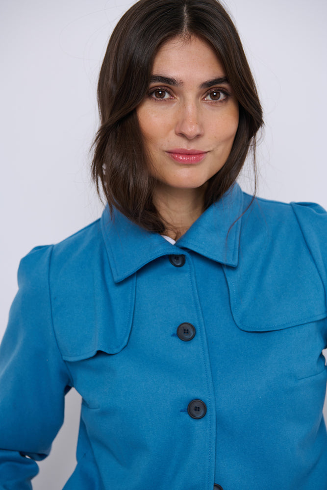 Tolsing Jolene Jacket / Ligth Blue Wool