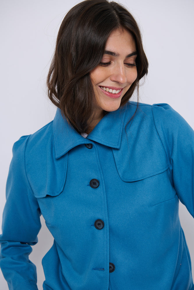 Tolsing Jolene Jacket / Ligth Blue Wool