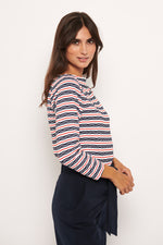 Tolsing Mila Bluse / Navy & Red Stripes
